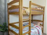 Ліжко дитяче двоярусне Вікторія (бук) Горіх Світлий