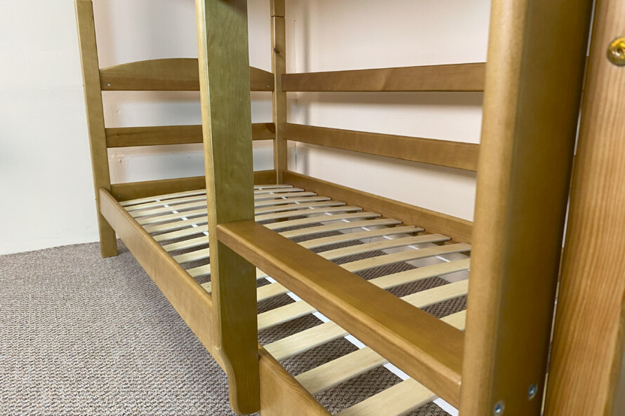 Ліжко двоярусне Сонечко ДУО (сосна) Горіх Світлий