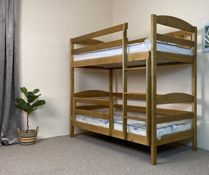 Ліжко двоярусне Сонечко ДУО (сосна) Горіх Світлий