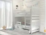 Ліжко двоярусне Адель ДУО (бук) Біле