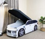 Кровать машина Премиум БМВ / PREMIUM BMW Цвет Белый