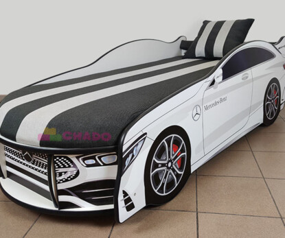 Кровать машина Спейс Мерседес / SPACE Mercedes Цвет Белый