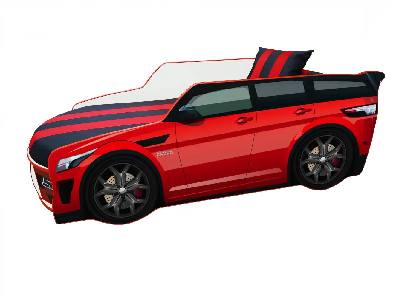 Акція Ліжко машина Преміум Рендж Ровер Колір Червоний + акція за 1грн