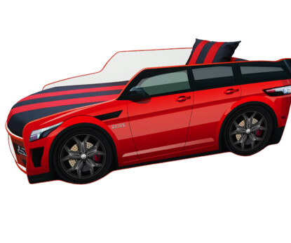 Кровать машина Премиум Рендж Ровер / PREMIUM Range Rover Цвет Красный