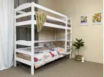 Ліжко дитяче двоярусне Сонечко ДУО (Біле)