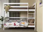 Ліжко дитяче двоярусне Сонечко ДУО (Біле)