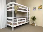 Ліжко дитяче двоярусне Сонечко ДУО (Біле)