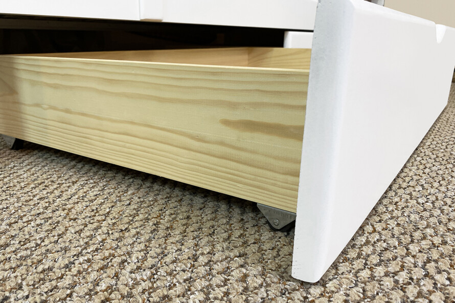 Ліжко дитяче двоярусне Сонечко ДУО (Біле)