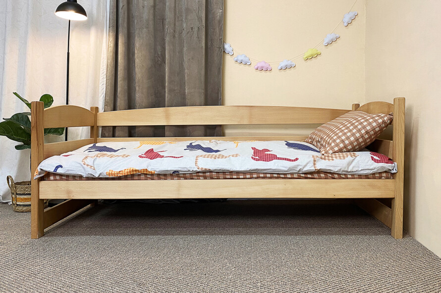 Детская кровать с дерева Фиона (бук) Натуральный
