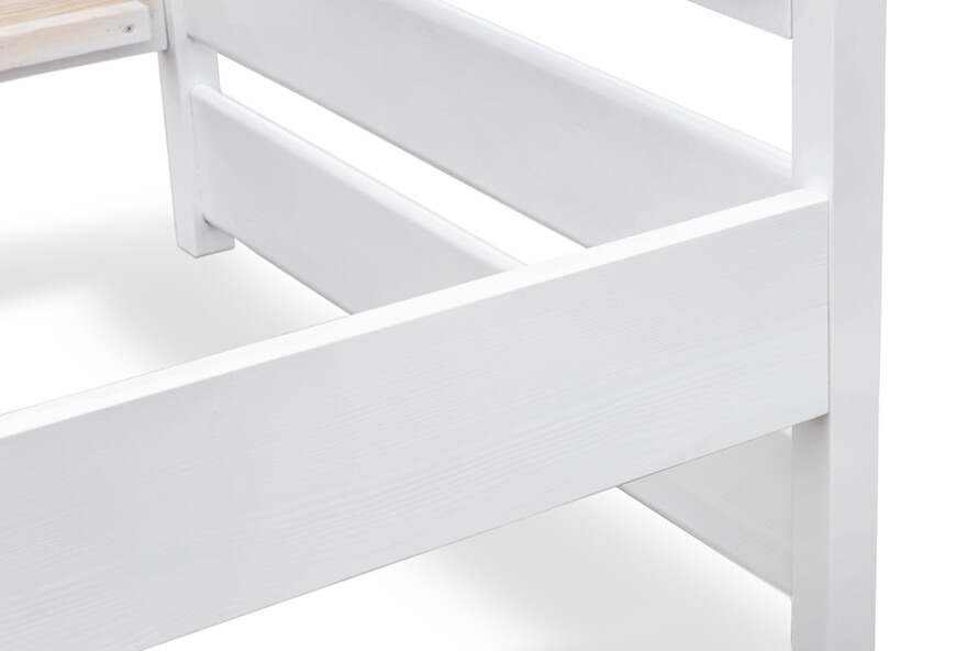 Ліжко з м`якою спинкою Лілі Колір Білий