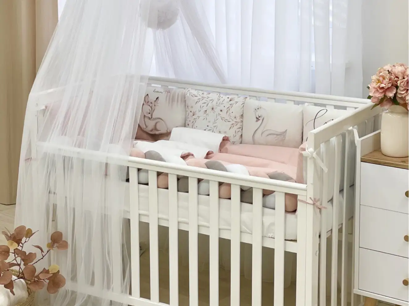 Комплект постільної білизни Арт Дизайн Оленятко, пудра Комплект постільної білизни Арт Дизайн Оленятко, пудра