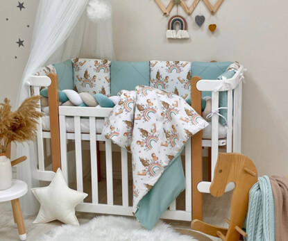 Комплект постільної білизни Happy night Велогонщик, м`ятний