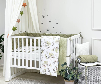 Комплект постільної білизни Baby Mix Бавовна, оливковий