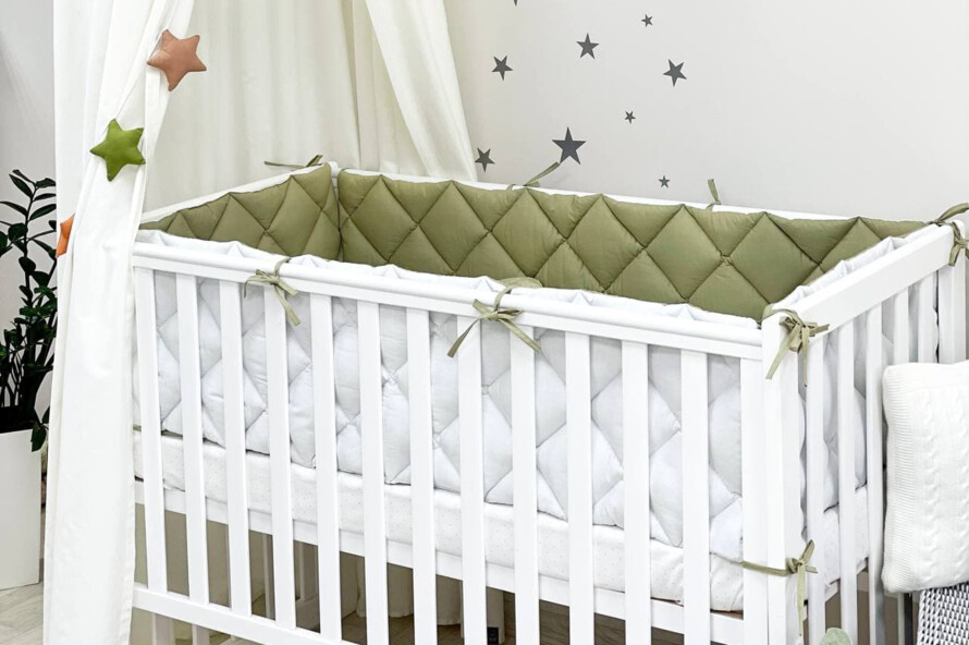 Комплект постільної білизни Baby Mix Бавовна, оливковий