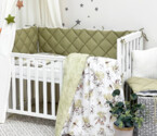Комплект постільної білизни Baby Mix Бавовна, оливковий