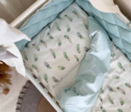 Комплект постельного белья Baby Mix Перо мята, мятный