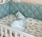 Комплект постельного белья Baby Mix Перо мята, мятный