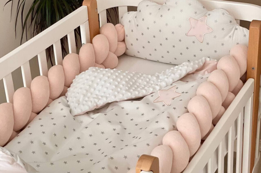 Комплект постельного белья Коллекция №7 Облака пудра