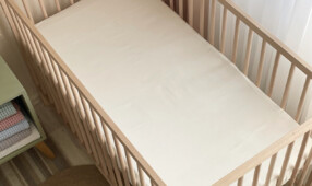 Простынь сатин молочная 120х60