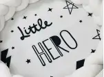 Простирадло дитяче з друком Litlle hero