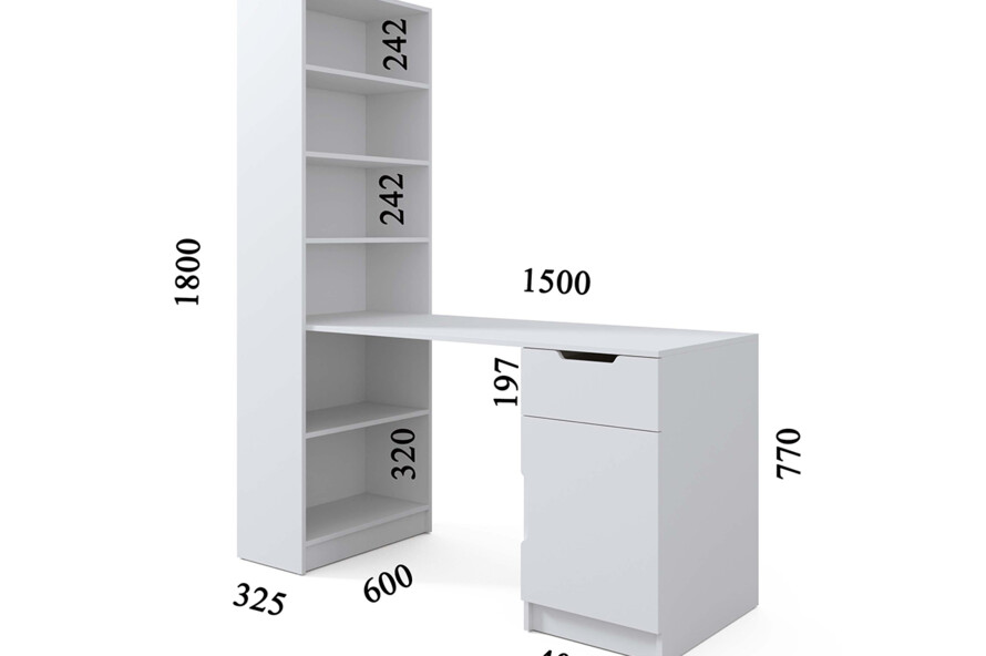 Письменный стол со шкафом Лондон / London