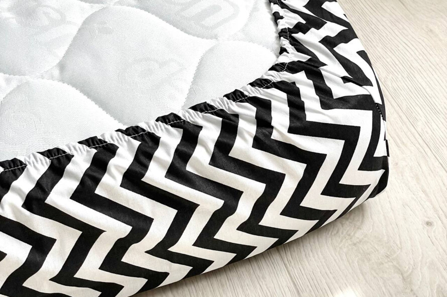 Комплект постельного белья Буквы черные