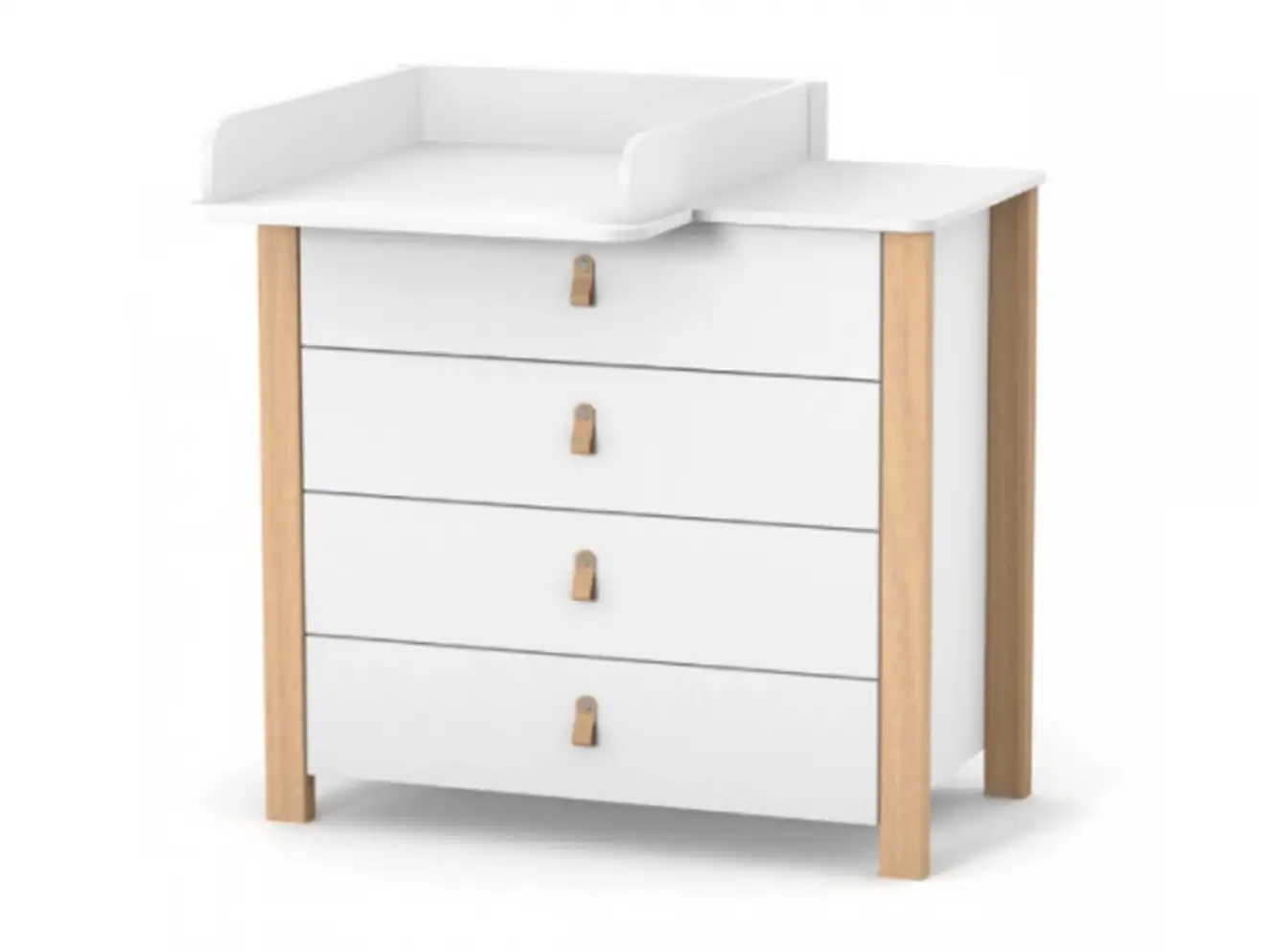 Комод Верес Монако 900 колір біло-буковий