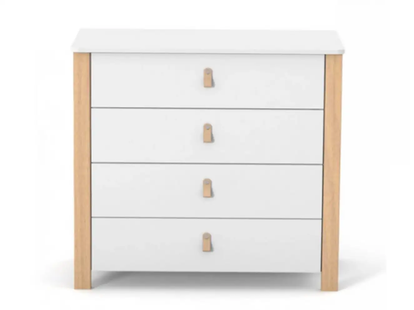 Комод Верес Монако 900 колір біло-буковий