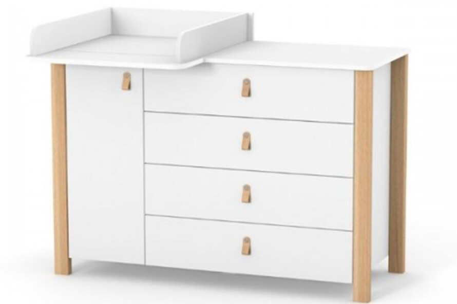 Комод Верес Монако 1200 цвет бело-буковый