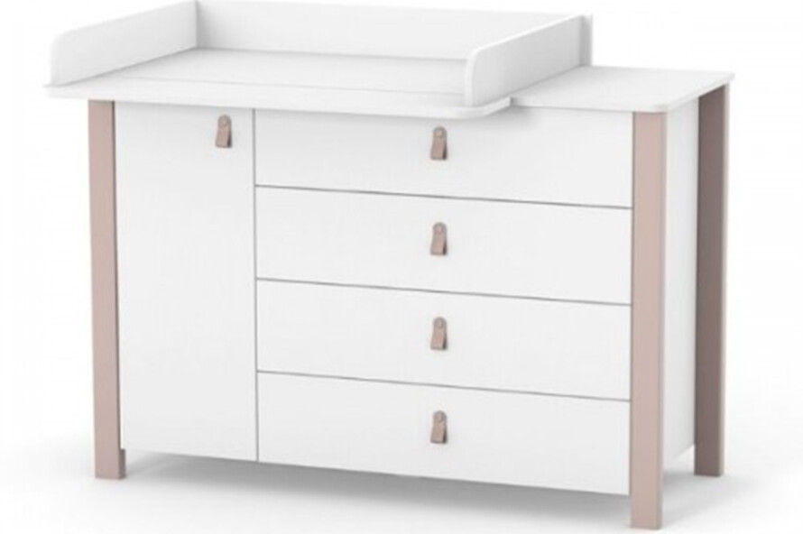 Комод Верес Монако 1200 колір капучино-білий