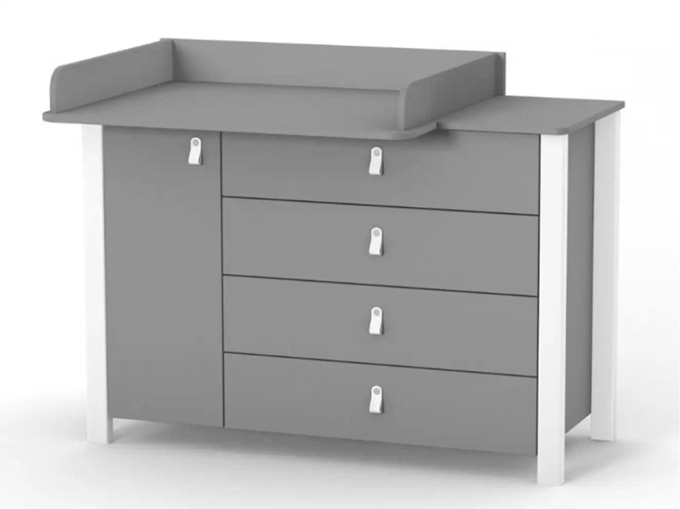 Комод Верес Монако 1200 цвет графит