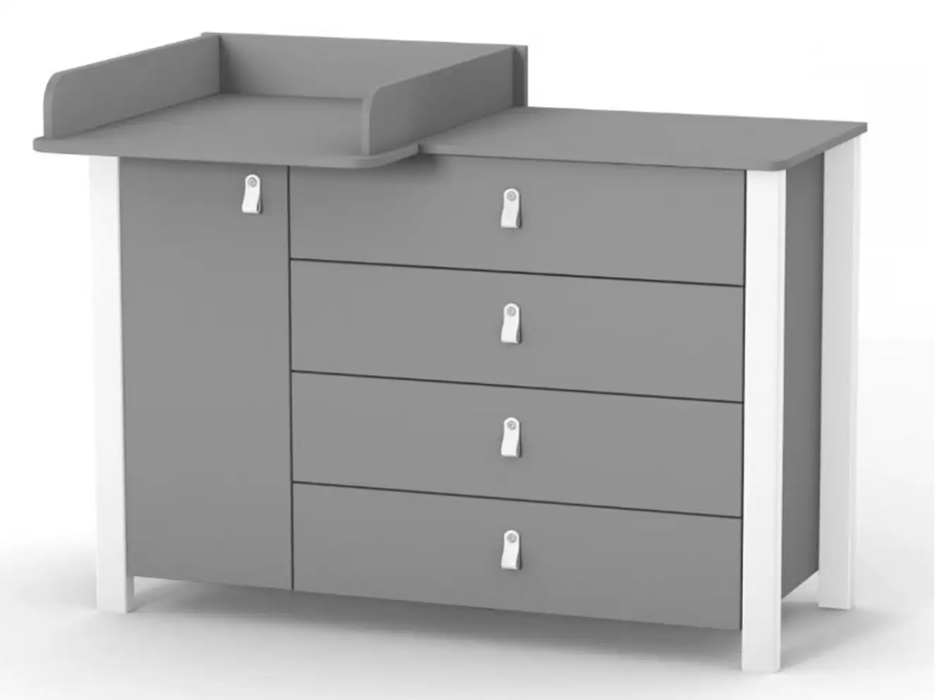 Комод Верес Монако 1200 цвет графит