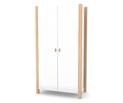 Шкаф Верес Монако (бело-буковый)