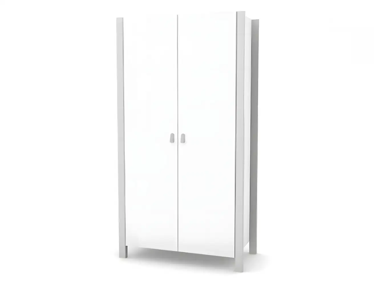 Шкаф Верес Монако (бело-серый)