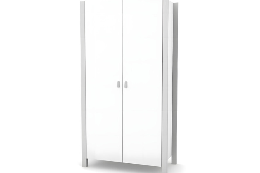 Шкаф Верес Монако (бело-серый)