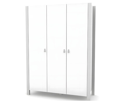 Шкаф Верес 1310 Монако (бело-серый)