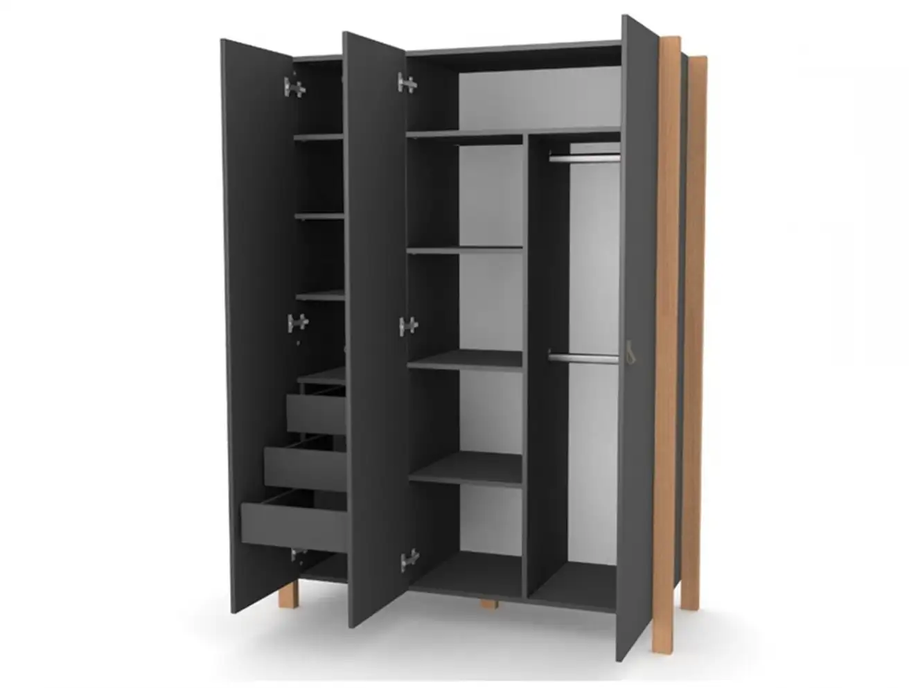 Шафа Верес 1310 Монако (темно-сірий) Шафа Верес 1310 Монако (темно-сірий)