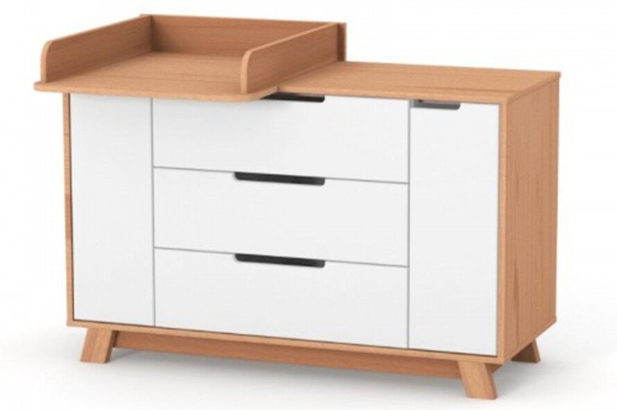 Комод Верес Манхэттен 1200 (бело-буковый)