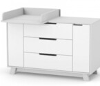 Комод Верес Манхэттен 1200 (бело-серый)