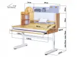 Дитячий стіл Mealux Timberdesk L