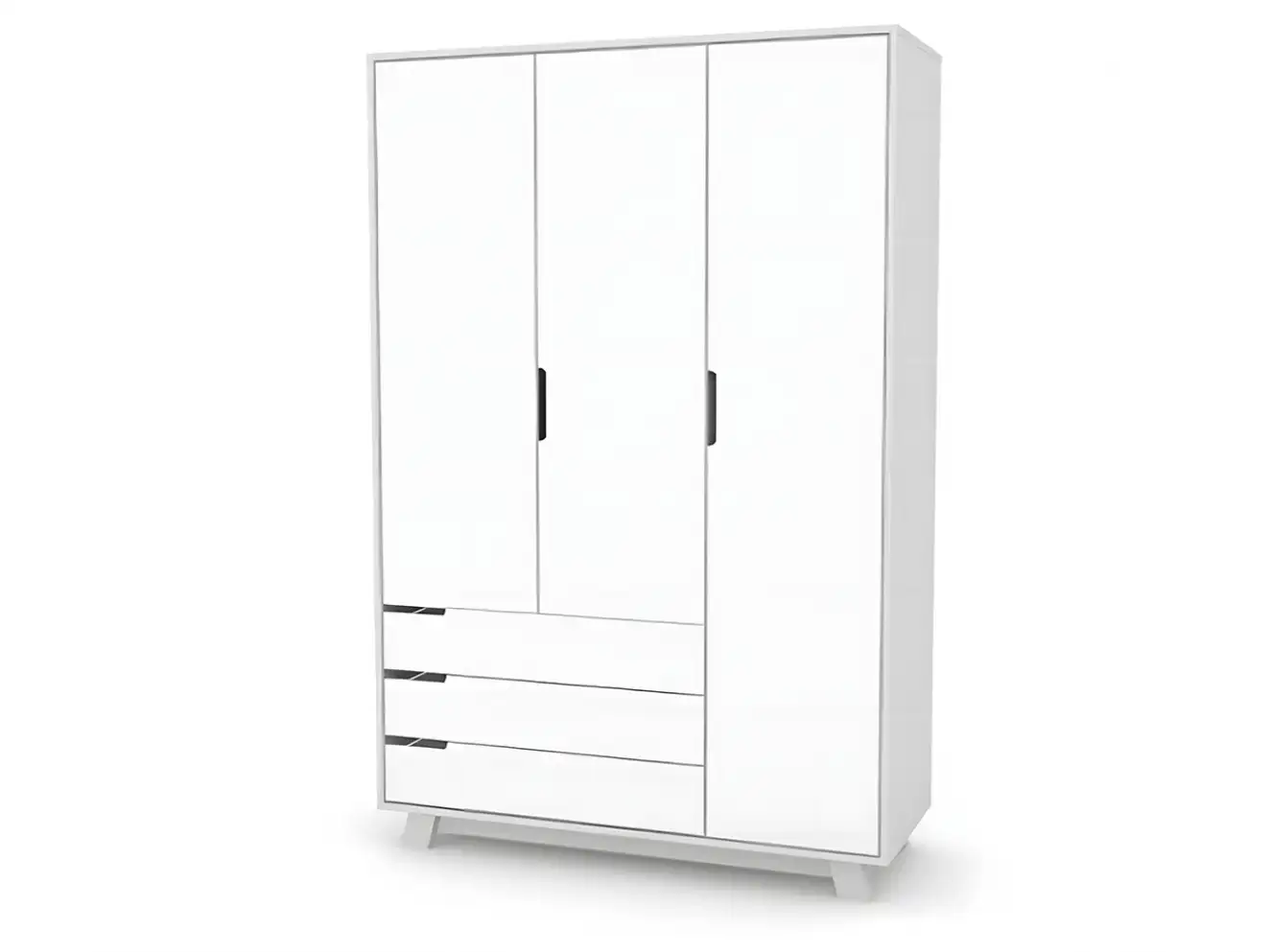 Шафа Верес Манхеттен 1200 з шухлядами (біло-сірий)