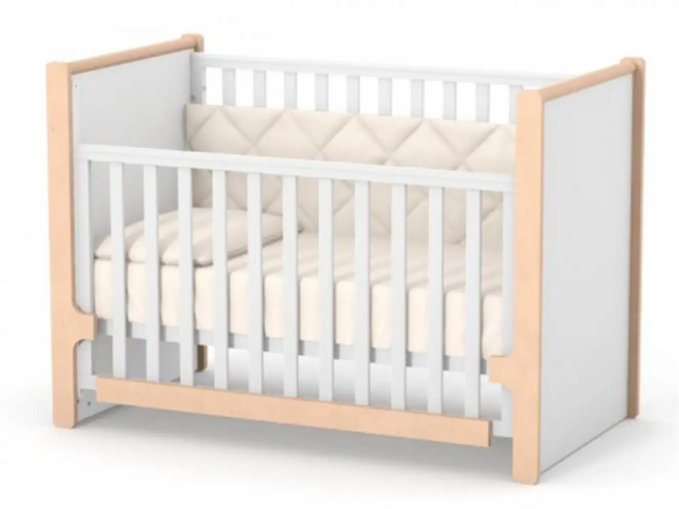 Ліжечко Верес Ніцца (біло-буковий)