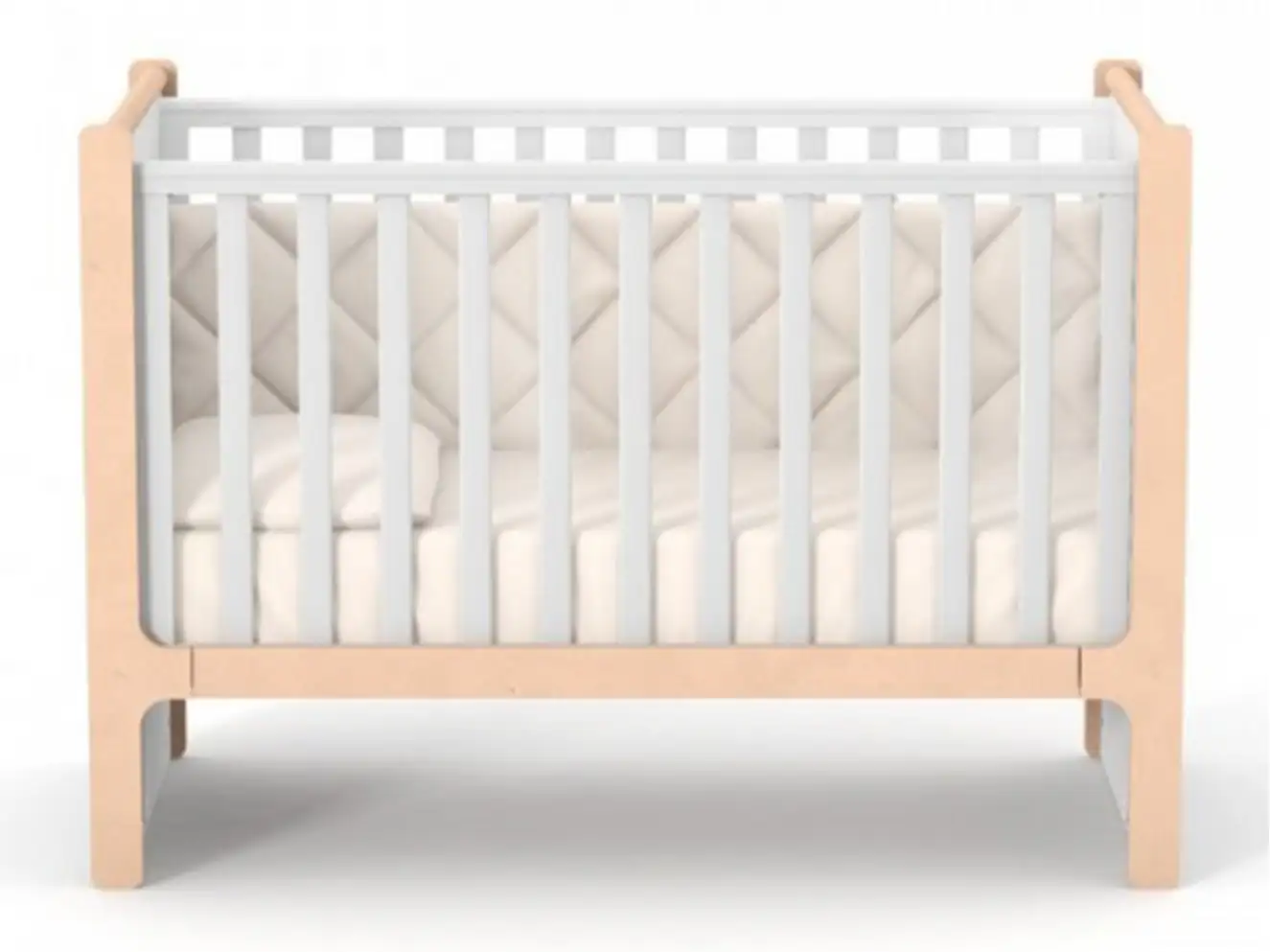 Ліжечко Верес Ніцца (біло-буковий)