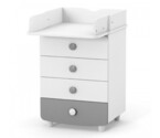 Комод-пеленатор Верес 600 ДСП (біло-сірий)
