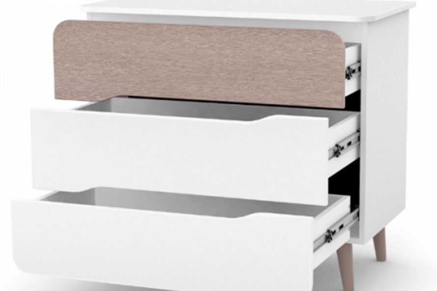 Комод Верес Сидней 900 (капучино-белый)