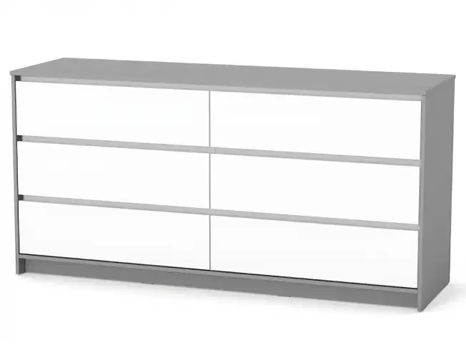 Комод Верес Берн 1750 (біло-графітовий)