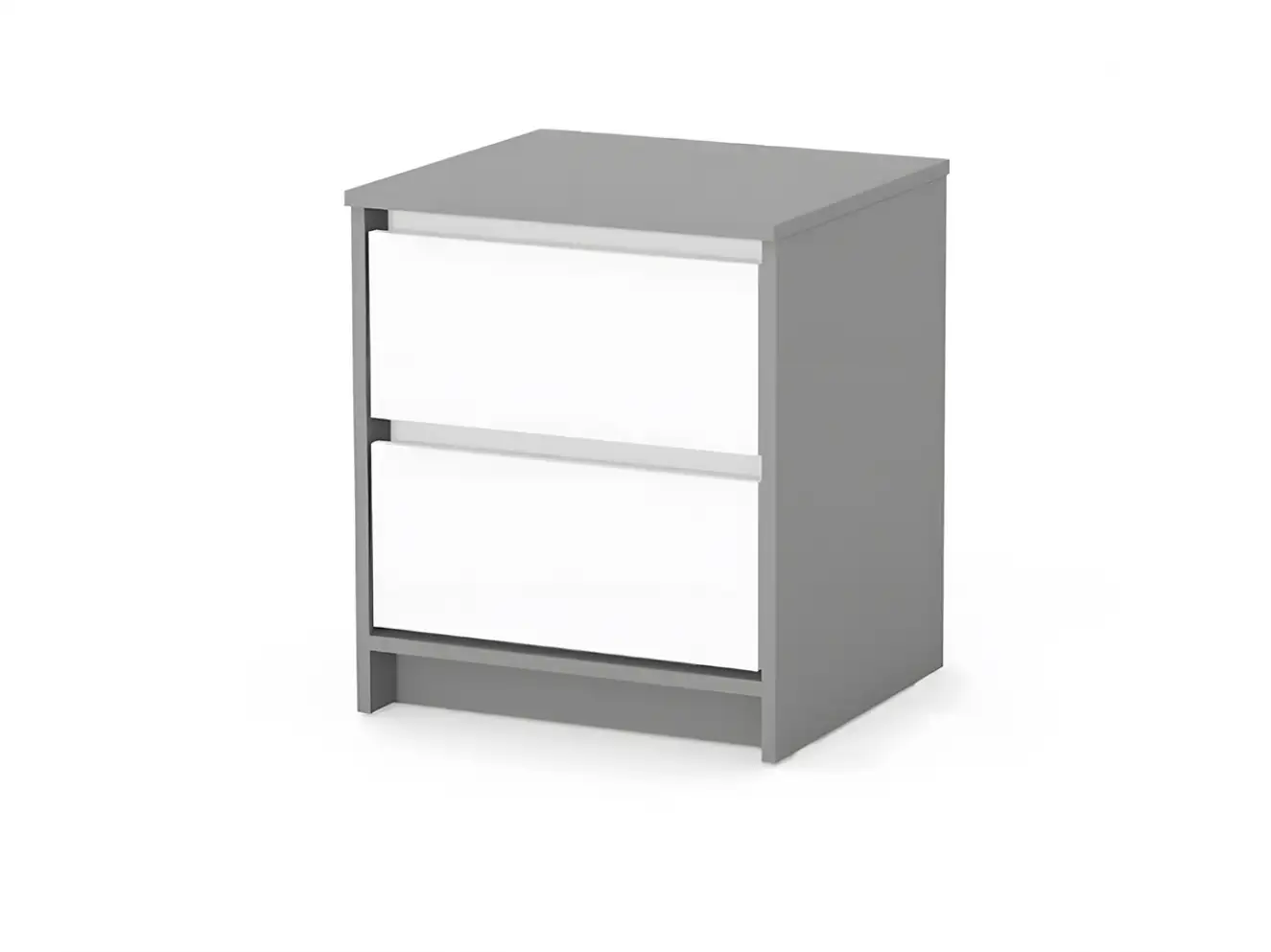 Тумбочка Верес Берн (бело-графитовый)