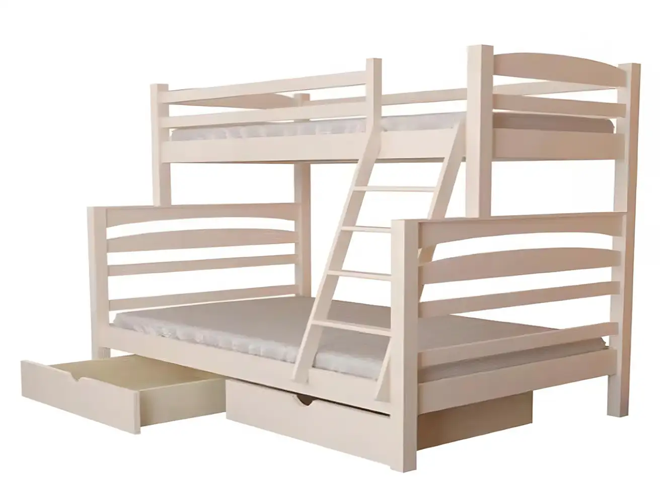 Двоярусне сімейне ліжко Кай RAL (білий) Двоярусне сімейне ліжко Кай RAL (білий)