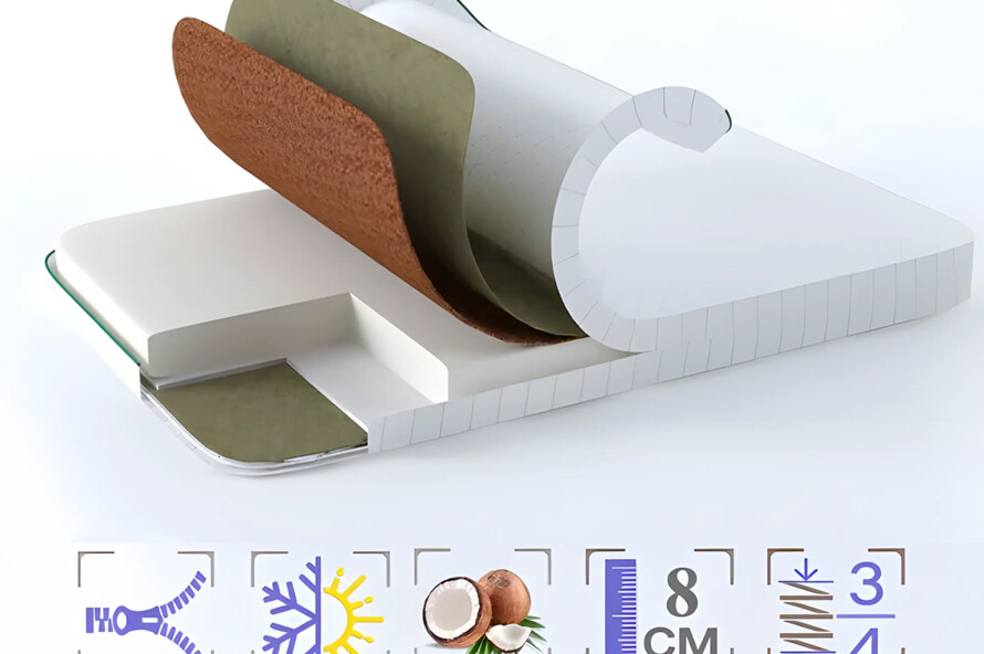 Матрац дитячий elMatro Kids Cocos / Ель Матро Кідс Кокос 60х120 см