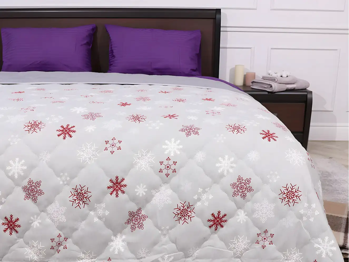 Полуторное стёганое покрывало